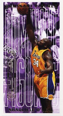 2001-02 Topps High Topps - Dominant Figures #DF2 Shaquille O'Neal Front