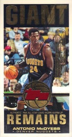 2001-02 Topps High Topps - Giant Remains #GR-AKM Antonio McDyess Front