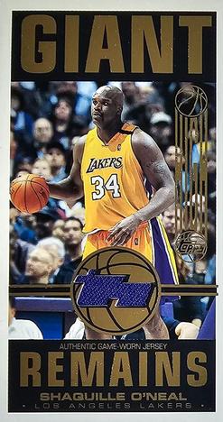 2001-02 Topps High Topps - Giant Remains #GR-SO Shaquille O'Neal Front