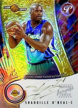 2001-02 Topps Pristine - Autographs #A-SO Shaquille O'Neal Front