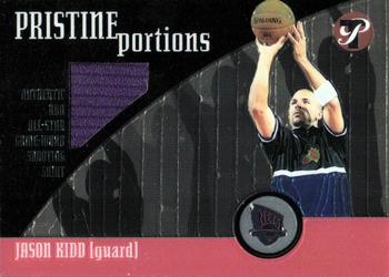 2001-02 Topps Pristine - Portions #PP-JK Jason Kidd Front