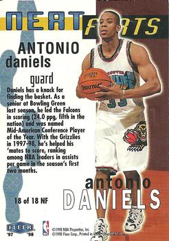 1997-98 Ultra - Neat Feats #18 NF Antonio Daniels Back