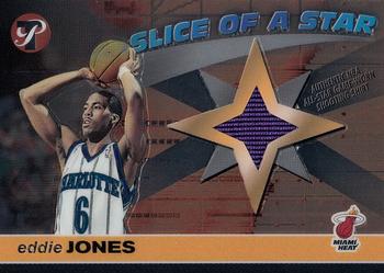 2001-02 Topps Pristine - Slice of a Star #S-EJ Eddie Jones Front