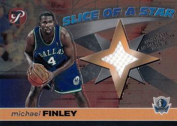 2001-02 Topps Pristine - Slice of a Star #S-MF Michael Finley Front