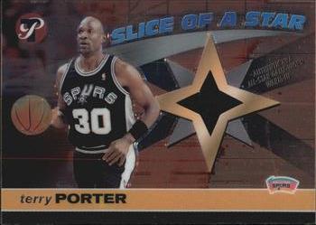 2001-02 Topps Pristine - Slice of a Star #S-TP Terry Porter Front