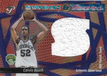 2001-02 Topps Pristine - Sweat and Tears #DM-CB Calvin Booth Front
