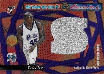 2001-02 Topps Pristine - Sweat and Tears #OM-BO Bo Outlaw Front
