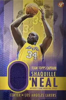 2001-02 Topps Pristine - Team Topps Captain Jumbo #CL-SO Shaquille O'Neal Front