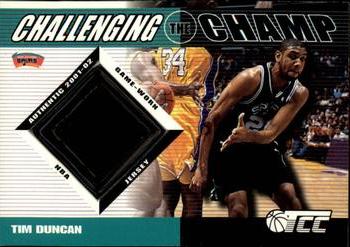 2001-02 Topps TCC - Challenging the Champ #CC-TD Tim Duncan Front