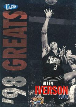 1997-98 Ultra - Platinum Medallion #258P Allen Iverson Front