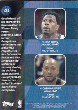 2001-02 Topps TCC - Setting the Stage #SS5 Patrick Ewing / Alonzo Mourning Back