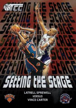 2001-02 Topps TCC - Setting the Stage #SS6 Latrell Sprewell / Vince Carter Front