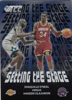 2001-02 Topps TCC - Setting the Stage #SS7 Shaquille O'Neal / Hakeem Olajuwon Front