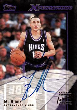 2001-02 Topps Xpectations - Autographs #TXA-MB Mike Bibby Front