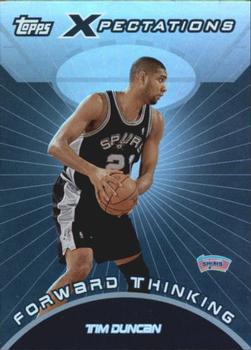 2001-02 Topps Xpectations - Forward Thinking #FT4 Tim Duncan Front