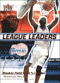 2001-02 Ultra - League Leaders #17 LL Darius Miles Front