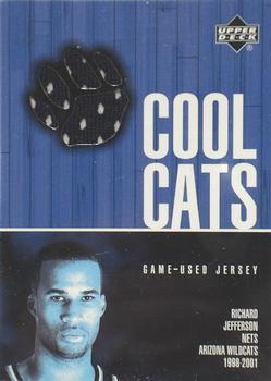 2001-02 Upper Deck - Cool Cats Jerseys #RJ-C Richard Jefferson Front
