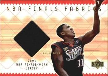 2001-02 Upper Deck - NBA Finals Fabrics #RJ-F Raja Bell Front