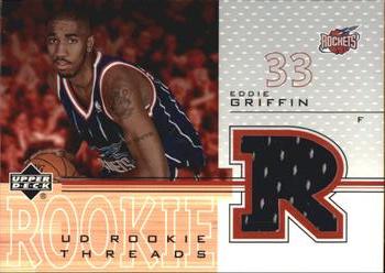 2001-02 Upper Deck - UD Rookie Threads Jerseys #EG-T Eddie Griffin Front