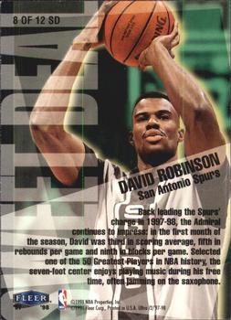 1997-98 Ultra - Sweet Deal #8 SD David Robinson Back