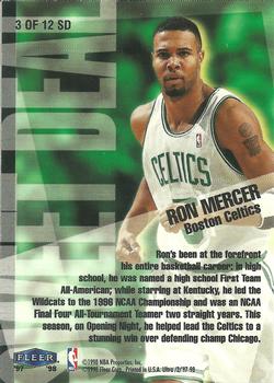 1997-98 Ultra - Sweet Deal #3 SD Ron Mercer Back