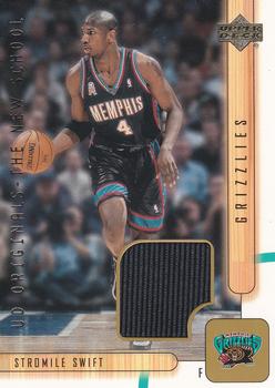 Stromile Swift autographed Basketball Card (Memphis Grizzlies) 2002 Upper  Deck #42