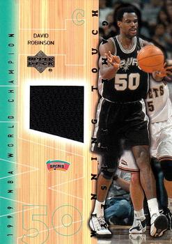 2001-02 Upper Deck - Winning Touch Game Jerseys #DR-WT David Robinson Front