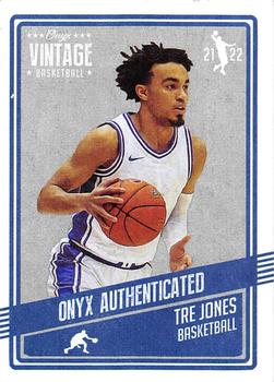 2021-22 Onyx Vintage #VBTJ Tre Jones Front