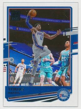 2020-21 Clearly Donruss #1 Tobias Harris Front