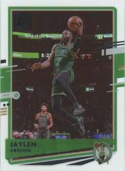 2020-21 Clearly Donruss #14 Jaylen Brown Front