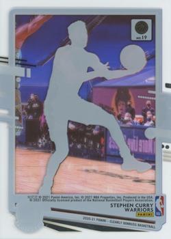 2020-21 Clearly Donruss #19 Stephen Curry Back