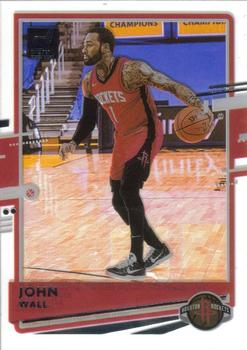 2020-21 Clearly Donruss #22 John Wall Front