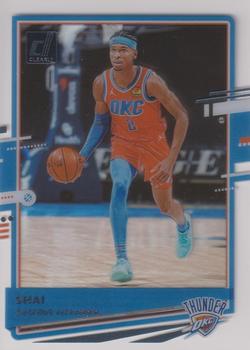 2020-21 Clearly Donruss #43 Shai Gilgeous-Alexander Front