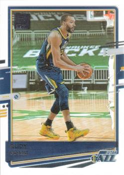 2020-21 Clearly Donruss #44 Rudy Gobert Front