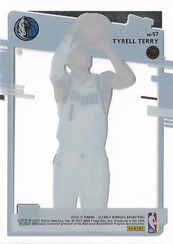 2020-21 Clearly Donruss #57 Tyrell Terry Back