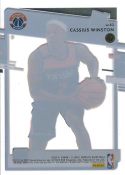 2020-21 Clearly Donruss #82 Cassius Winston Back