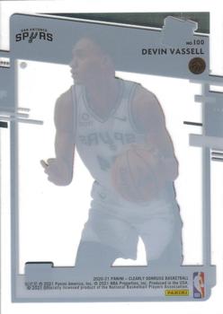 2020-21 Clearly Donruss #100 Devin Vassell Back