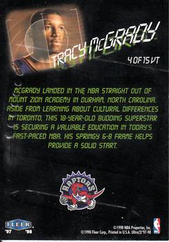 1997-98 Ultra - View to a Thrill #4 VT Tracy McGrady Back