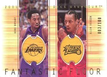 2001-02 Upper Deck Hardcourt - Fantastic Floor #KB/AI Kobe Bryant / Allen Iverson Front