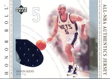 2001-02 Upper Deck Honor Roll - All-NBA Authentic Jerseys #JK Jason Kidd Front