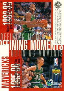 1997-98 Upper Deck #336 Dallas Mavericks Back