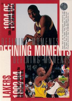 1997-98 Upper Deck #343 Los Angeles Lakers Back