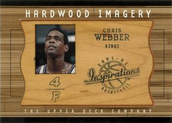 2001-02 Upper Deck Inspirations - Hardwood Imagery #CW Chris Webber Front