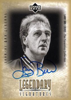 2000-01 Upper Deck Legends - The Fiorentino Collection Autographed #LB-A Larry Bird Front