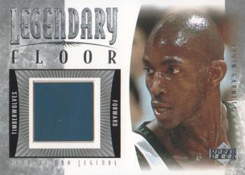 2000-01 Upper Deck Legends - Legendary Floor #KG-F Kevin Garnett Front