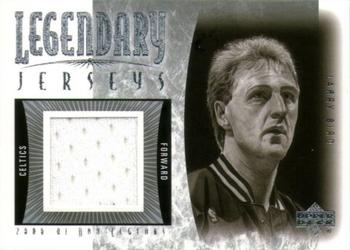 2000-01 Upper Deck Legends - Legendary Jerseys #LB-J Larry Bird Front