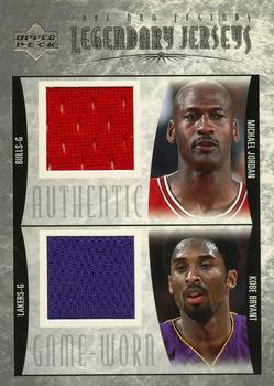 2000-01 Upper Deck Legends - Legendary Jerseys #MJ/KB-J Michael Jordan / Kobe Bryant Front