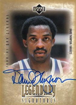 2000-01 Upper Deck Legends - Legendary Signatures #DT David Thompson Front