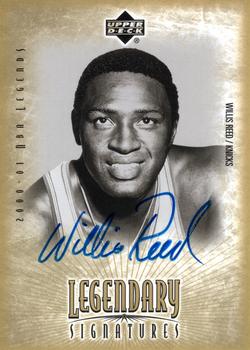 2000-01 Upper Deck Legends - Legendary Signatures #WR Willis Reed Front
