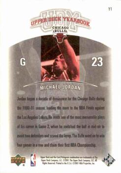 2000-01 Upper Deck Legends - Yearbook (UDY) #Y1 Michael Jordan Back